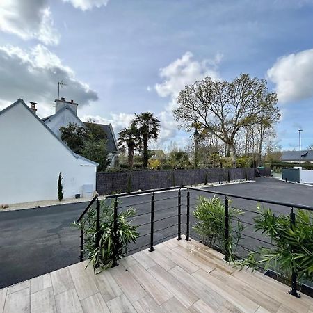 Superbe Villa Tout Confort Avec Piscine Chauffee Er Couverte Et Spa A 2 Pas De La Plage Fouesnant Exterior photo