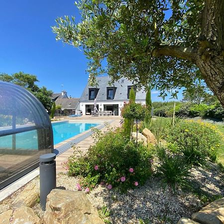 Superbe Villa Tout Confort Avec Piscine Chauffee Er Couverte Et Spa A 2 Pas De La Plage Fouesnant Exterior photo