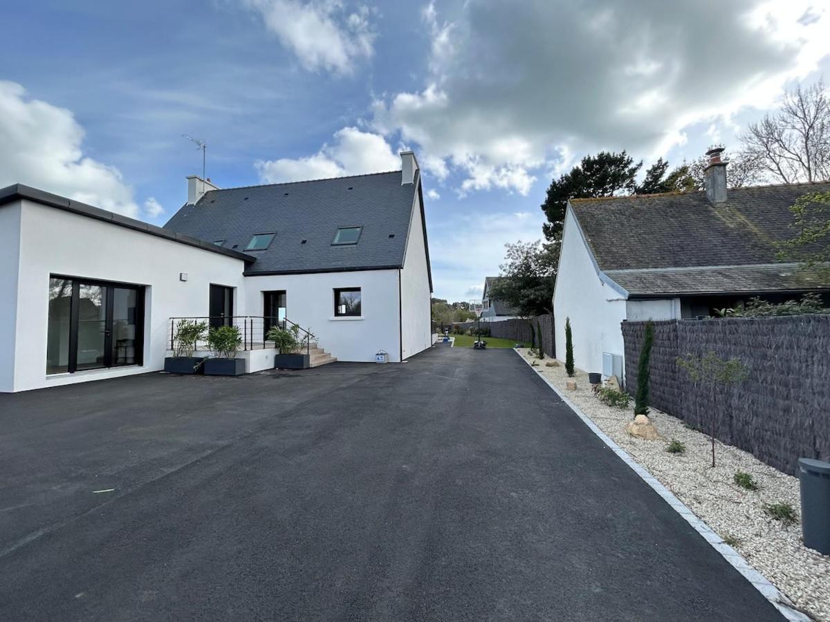 Superbe Villa Tout Confort Avec Piscine Chauffee Er Couverte Et Spa A 2 Pas De La Plage Fouesnant Exterior photo