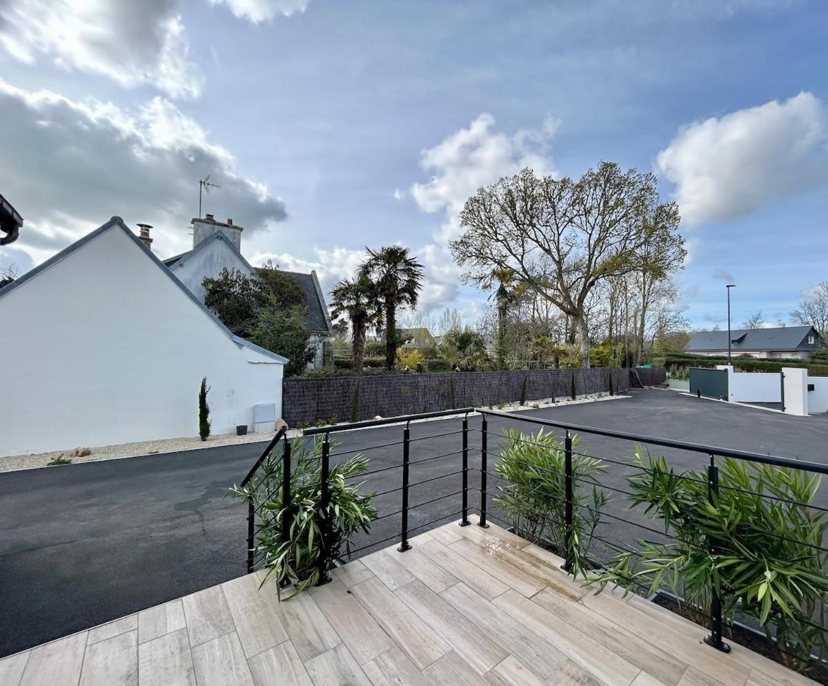 Superbe Villa Tout Confort Avec Piscine Chauffee Er Couverte Et Spa A 2 Pas De La Plage Fouesnant Exterior photo